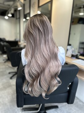 ラフ 難波店(LAFF) 【明るさ重視！！ハイトーンバレイヤージュ】