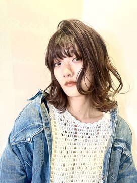 ヒース 姪浜(Heath) 【Heath】ニュアンスカラー 前髪パーマ 20代30代40代