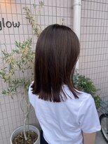 グロー(glow)&nbsp;切りっぱなし外ハネ