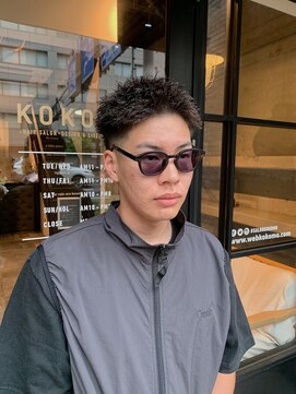 ココモ(KOKOMO) 【三谷大樹】スパイキーショート/スキンフェード/ツイストパーマ