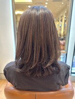 ビュートリアム265(BEAUTRIUM 265)&nbsp;◆ミディアムレイヤー/レイヤーカット/銀座/くびれヘア/ベージュ