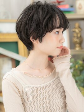 カバーヘア ブリス 志木南口駅前店(COVER HAIR bliss) ■黒髪アッシュブラックマッシュルームヘア308志木20代30代40代!