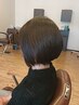 デザインカット＋オーガニック和漢ハーブカラーリタッチ　￥10930