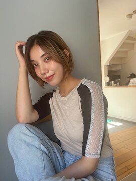 キートスバイガーランド (Kiitos by Garland) 大人可愛い小顔マッシュショート/ベージュカラー/吉祥寺