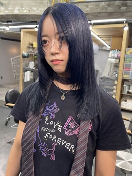 コードプラスリム(CODE+LIM) レイヤーカット/ブルーネイビーカラー