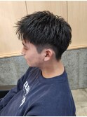 刈り上げショートジェットモヒカンアップバング
