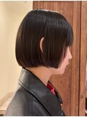 ミニボブ/大人可愛いボブ/黒髪ボブ/内巻きボブ銀座30代40代