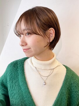 アイティーバイアルバム 八王子店(IT by ALBUM) 似合わせカットマロンベージュメルティカラー_ba501331