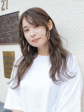 リュープリエ 笹塚(Lieu plie) 垢抜けロングヘア×グレージュ