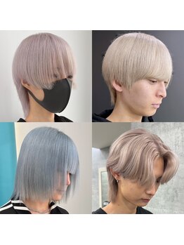 テイス 新宿(TACE)の写真/メンズダブルカラー¥9900♪メンズ限定のお得なクーポンでトレンドのカジュアルスタイルを実現！[新宿]