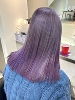 ラック 表参道(LUCK)&nbsp;ラベンダーカラー/ブリーチ/透明感カラー/艶髪/20代