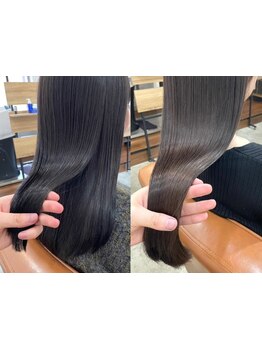 話題の髪質改善トリートメント使用◇しっかり栄養補給を行い、憧れのツヤのある滑らかな髪を叶えます♪