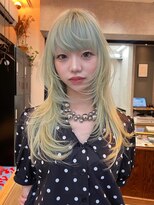 シティ 薬院(SITY.) 薬院　ブリーチカラー　ブロンドカラー　レイヤーカット