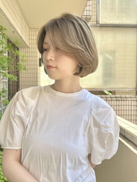 ファイブシーン アオヤマ(5SCENE AOYAMA) 切りっぱなしボブミニボブパーマくびれボブ外ハネボブ内巻きボブ