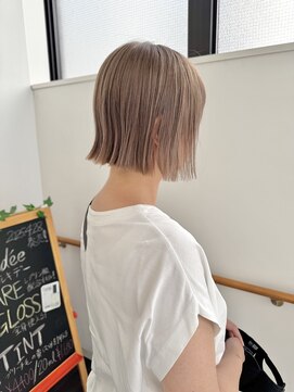 パプスドコワフュール 甲子園口店(Pap's de coiffeur) 20代30代に人気なミルクティーカラー