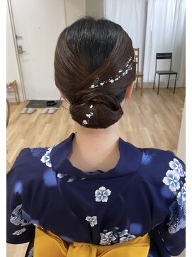 エリリーム(mlilym) 浴衣ヘアセット×浴衣着付け