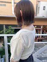 ミント(mint) ぱつっとボブ×オリーブベージュ! ボブ/ショート/マット