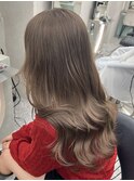 レイヤーカット/髪質改善/ミディアム/透明感