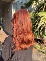 ヘアーアンドビューティーザ エフ(Hair Beauty the F)&nbsp;＊ブリーチオンカラー_ブラッドオレンジ_m259