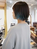 アエル キセラ川西(aeru) ブルーインナーボブ/能勢電鉄絹延橋