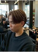 アップバングセンターパートツイストスパイラルバレイヤージュ
