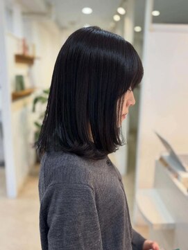 【恵比寿LIBRE】レイヤー×ツヤラベンダーブラウン