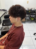 アイズ 海老名(AIZU) シャドウパーマ 波巻きパーマ 波巻きシャドウ スパイラルパーマ