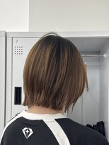 サンド 大阪梅田(sand)&nbsp;@cho_no.asato_sand ボブ/ショート/レイヤーカット/縮毛矯正
