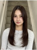 レイヤー/セミロングボブ髪質改善縮毛矯正白髪ぼかしショート