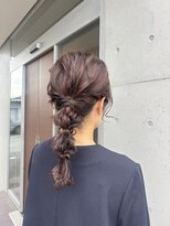 モネ 栄 久屋大通店(monet)&nbsp;ローポニーヘアアレンジ