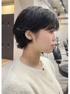 ヌイ 横浜(nui) 耳にかけるだけでキマるショートパーマ_ニュアンスパーマ
