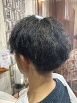 クリエイティブヘアーエィス(creative hair Ace)&nbsp;MEN’S HAIR/サーフカール/刈り上げセンターパート/登米市