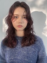 ピークアブー アヴェダ ギンザシックス(PEEK-A-BOO AVEDA GINZASIX)&nbsp;レイヤーミディ　レイヤーカット　デザインパーマ　銀座◆