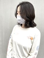 ザワン(the one .)&nbsp;【the one.】透け感ダークグレーのミディ　-HIROMI-