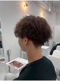 大分メンズ波巻きパーマ