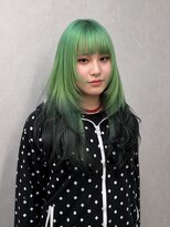エル オオサカ 心斎橋店(L. OSAKA) グリーン×ブラック/グラデーション