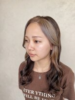 アンドモア(and MORE)&nbsp;【透明感×立体感】フェイスフレーミング◇ミルクティーウェーブ