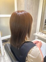 ケアアンドデザイン 今里本店(care&design fulfill)&nbsp;【ブラウン】【ロングボブ】【ストレート】20代30代40代