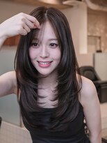 ヴィヴィッド オモテサンドウ(ViViD omotesando)&nbsp;【大人スタイル】縮毛矯正/ロングレイヤー/ダークグレージュ