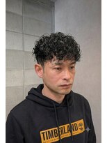 ワンワンオー バーバーショップ コンチネンタル(@110 BARBER SHOP continental)&nbsp;韓国風ツイスパマッシュツーブロック