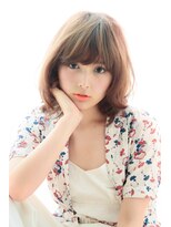 エイミーバイアフロート(amie  by afloat)&nbsp;愛されゆるふわミディ×シアーベージュでツヤ髪に☆