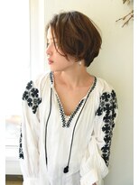 ユノ(juno)&nbsp;【juno】大人かわいい★ニュアンスパーマショートボブ