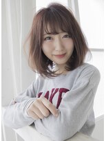 ヘア ビューティ ビーズ(Hair Beauty Bees)&nbsp;ワンカールが可愛い小顔ミディアム☆