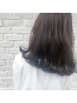 エルフ(elf) デニムブルー×インナーカラー