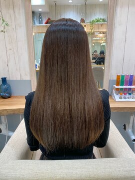 シー バイ ロンド 新宿(Sea by Lond) 【藤原三知代】小顔グレージュさらつやヘア