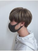 ハイトーンマッシュショート