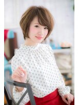 重軽MIX☆フレンチガーリー小顔くせ毛風ウルフボブa1