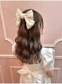 【ヘアセット】プリンセスハーフアップ♪
