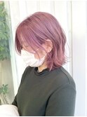 くすみピンク透明感カラー_似合わせピンク