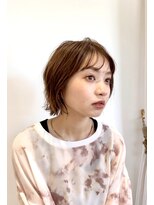 アタ(Ata.)&nbsp;Ata.広尾　大人かわいいシースルーバングカジュアルボブ